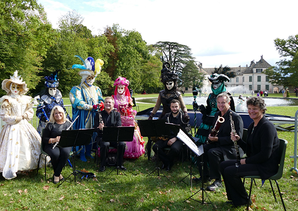 Costumes vénitiens au château de Coppet 2019
