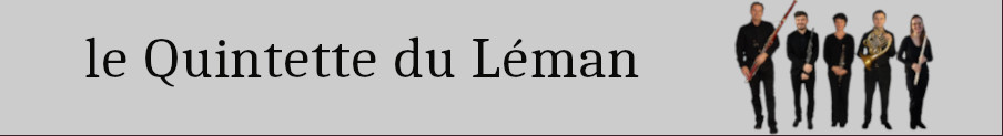 logo et photo du Quintette du Léman